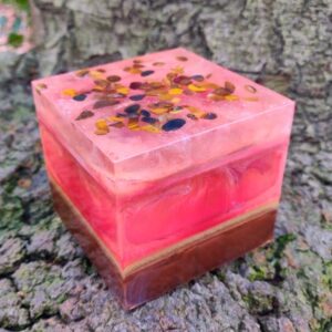 Orgonite Kubus 'Watermelon'