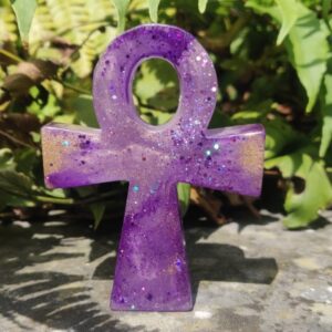 Orgonite Ankh 'Galaxy'