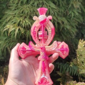 Orgonite Ankh 'Golden Love'