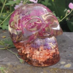 Orgonite Schedel 'Clearing'