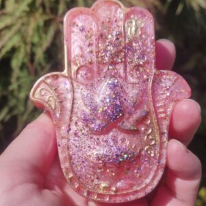 Orgonite Hamsa 'Aïcha'