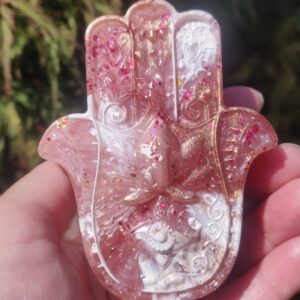 Orgonite Hamsa 'Fatima'