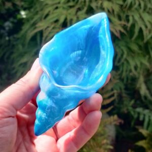 Orgonite Schelp 'Aqua'